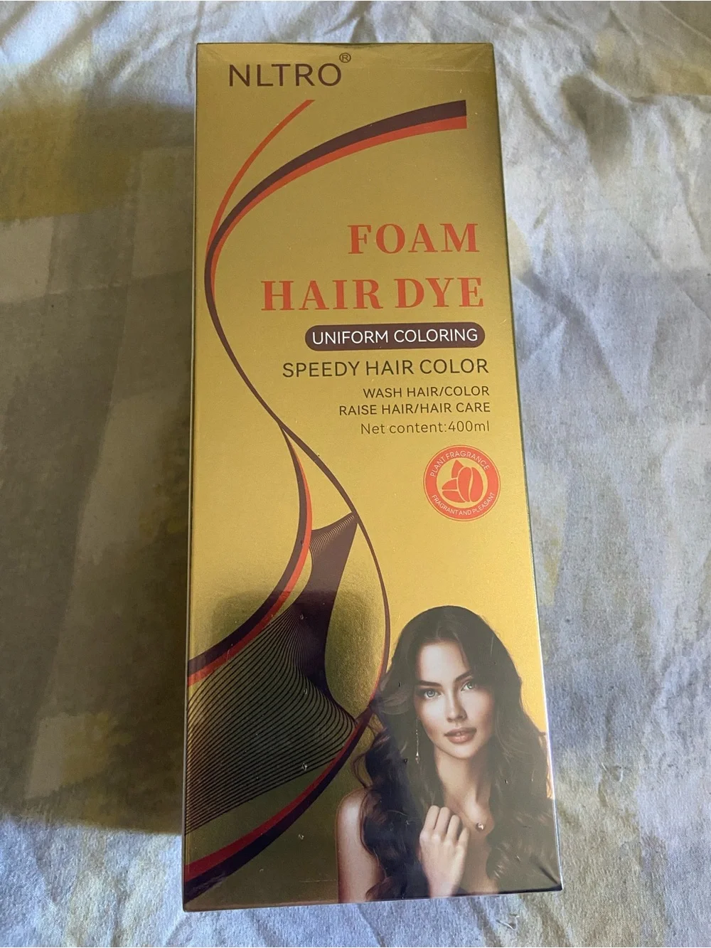 Foam Hair Dye Shampoo  — Natural Black 400ml