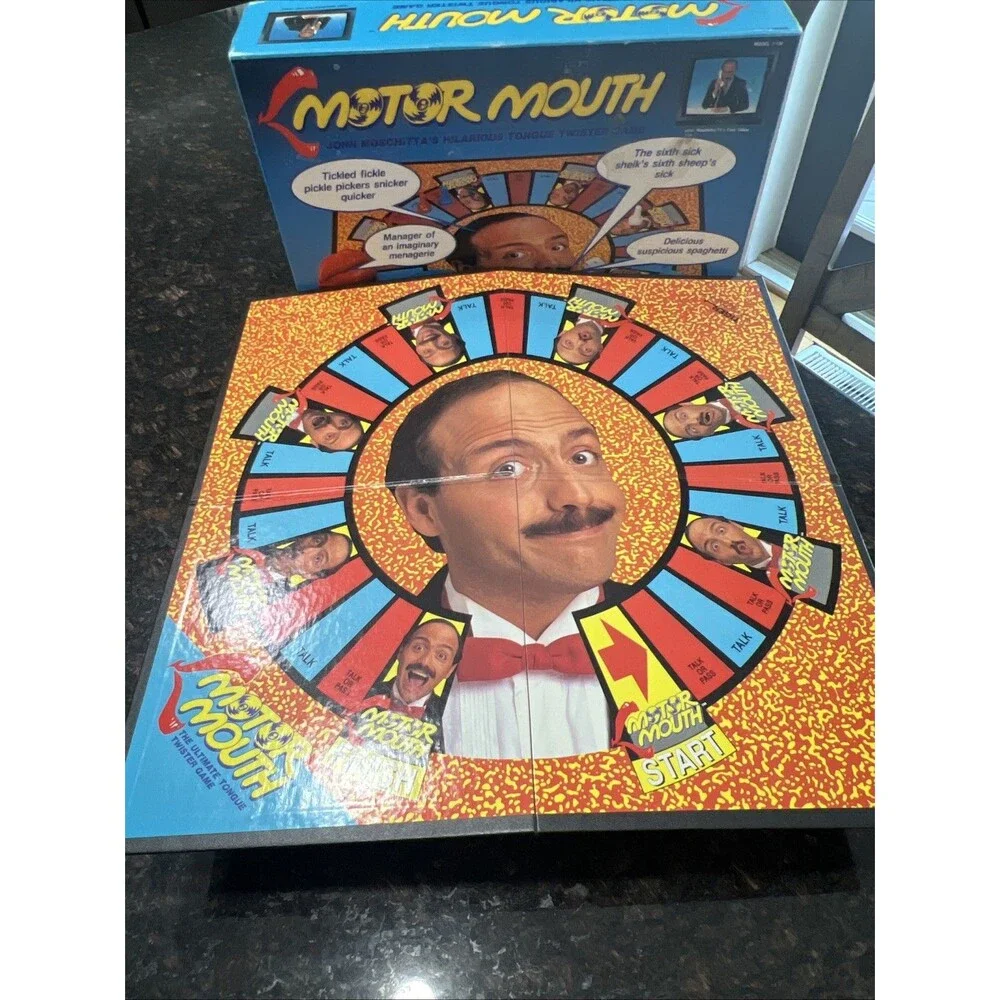 Vintage 1990 Motor Mouth Game Complete Ships Free