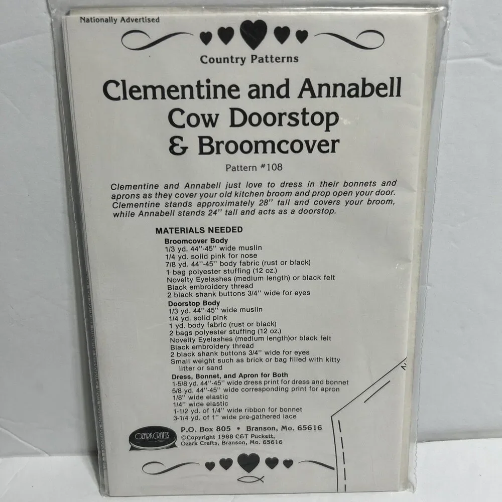 Ozark Crafts clementine annabell