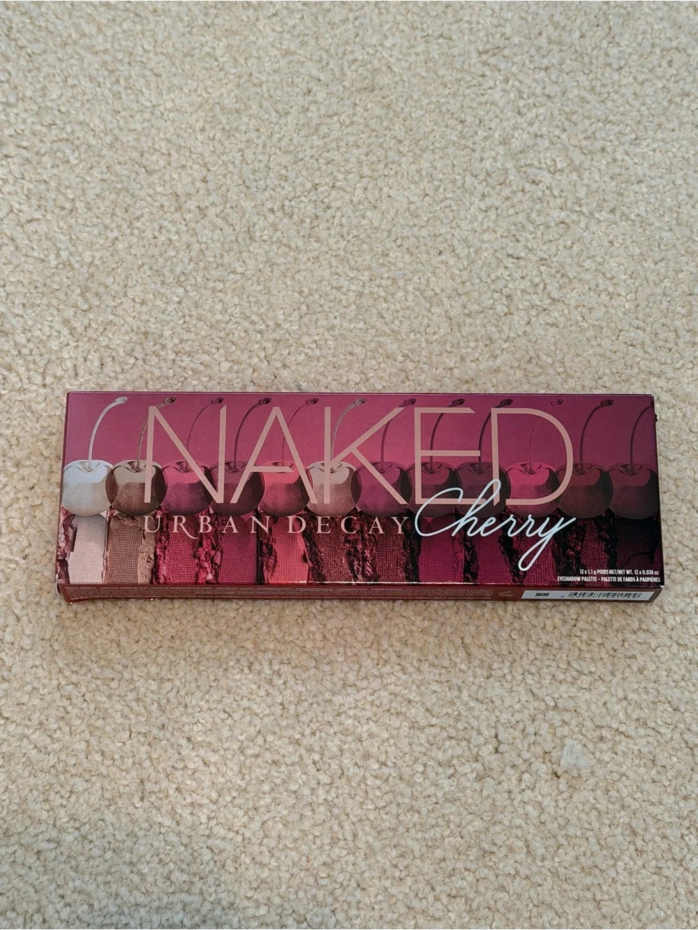 Urban Decay Cherry-Toned Eyeshadow Palette — Pink & Berry Shades