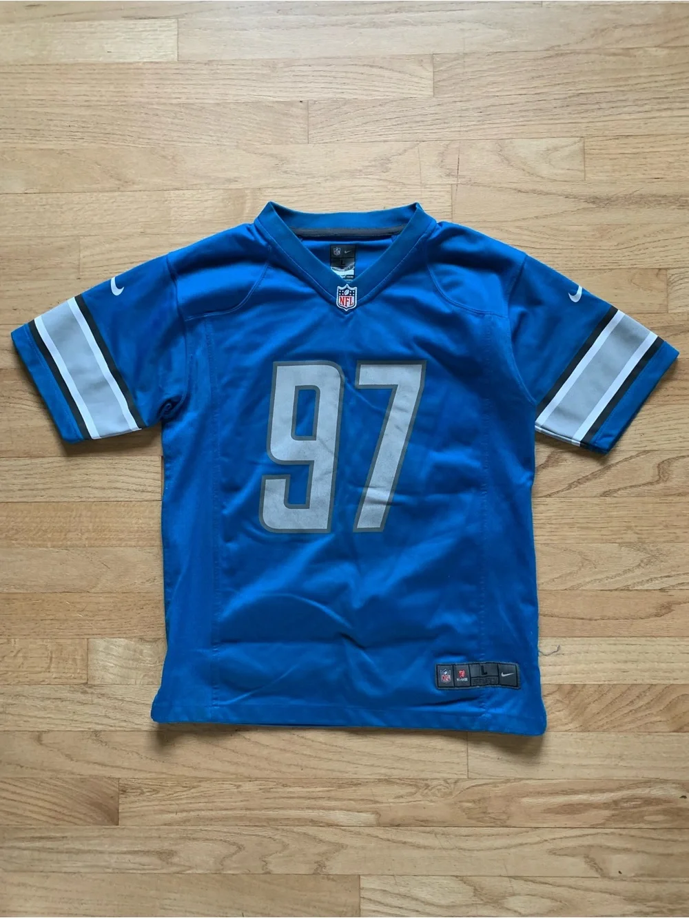 Nike Youth Royal Blue #97 Football Jersey