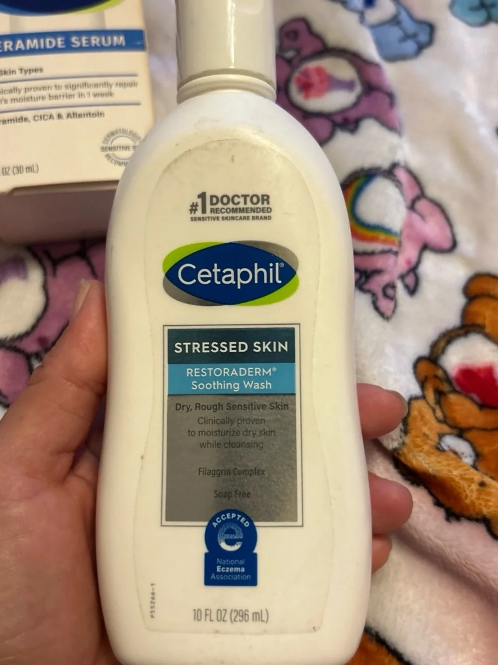 Bundle Cetaphil Stressed Skin Restoraderm Soothing Wash - Serum, moisturizer