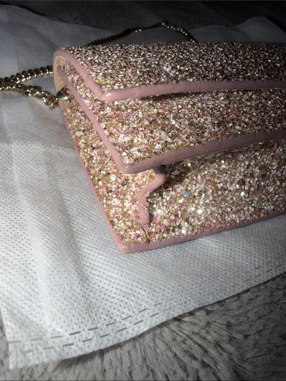 Jimmy Choo sparkling pink