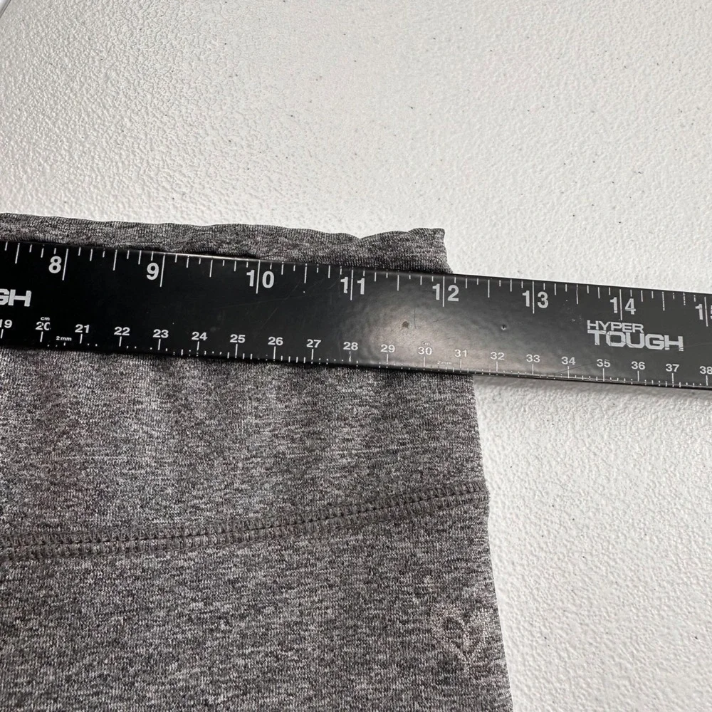 Justice Girls Gray‎ Leggings Size 12 Polyester & Spandex Youth Athletic Stretch