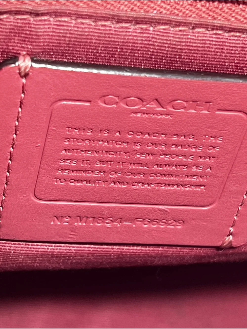 Coach coordinated tote
