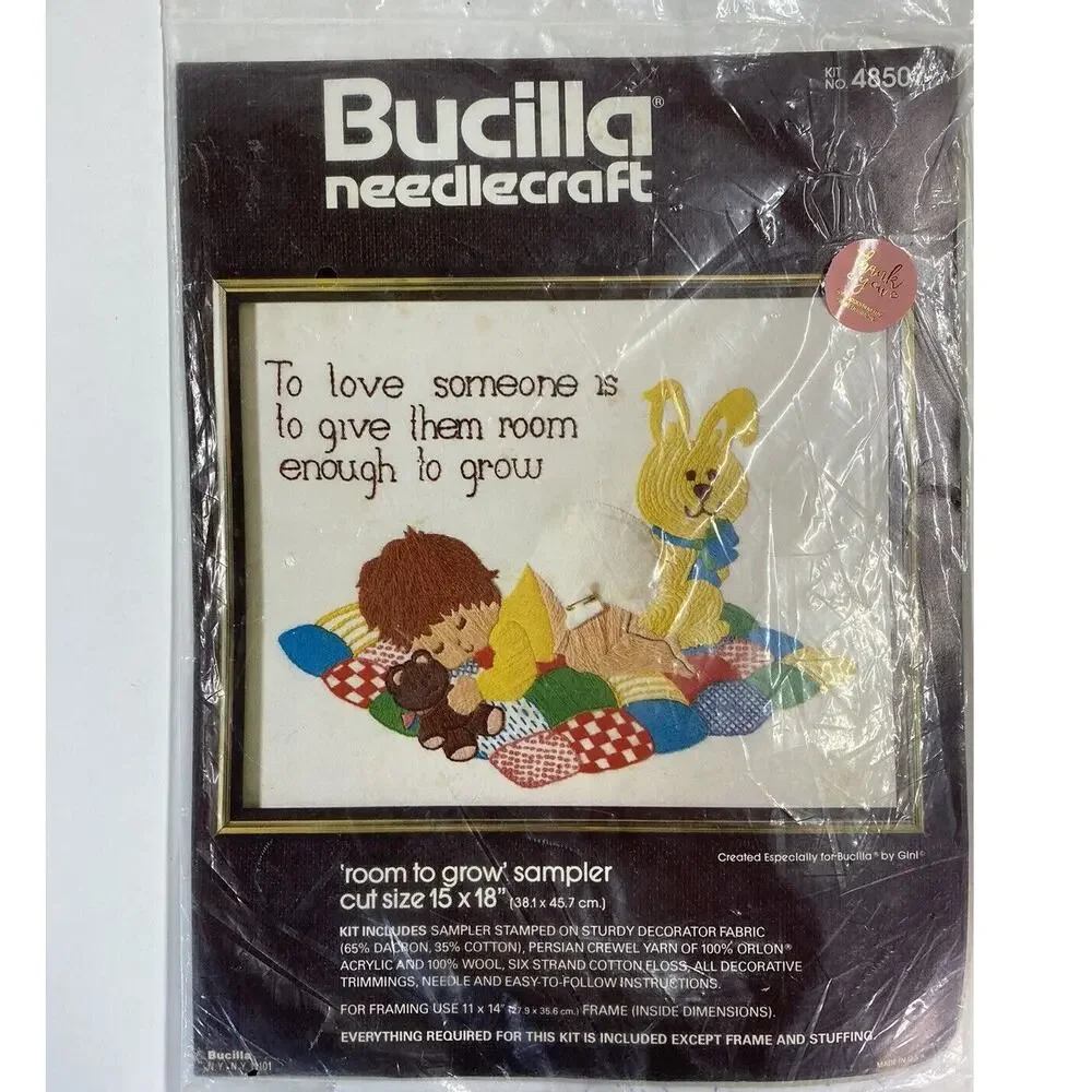 Vintage Bucilla Needlecraft Kit 