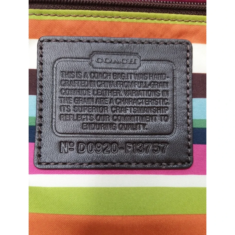 Coach lily metallic
