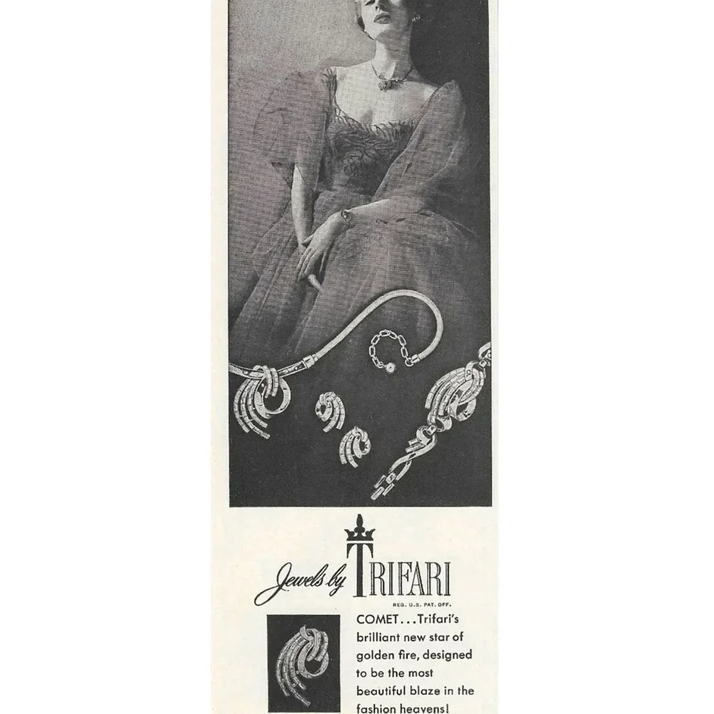 Trifari vintage comet