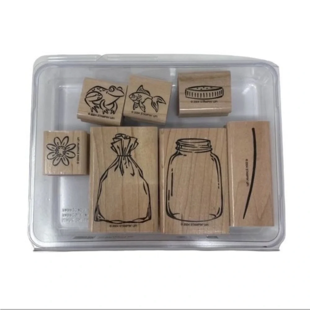Stampin' Up! All Wrapped Up Set of 7 Stamps EUC