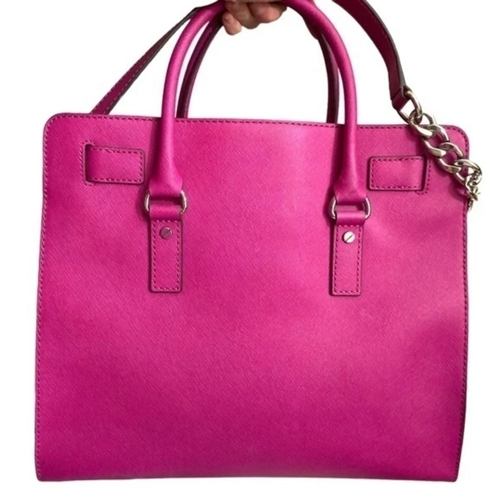 Michael Kors rare pink Hamilton tote bag