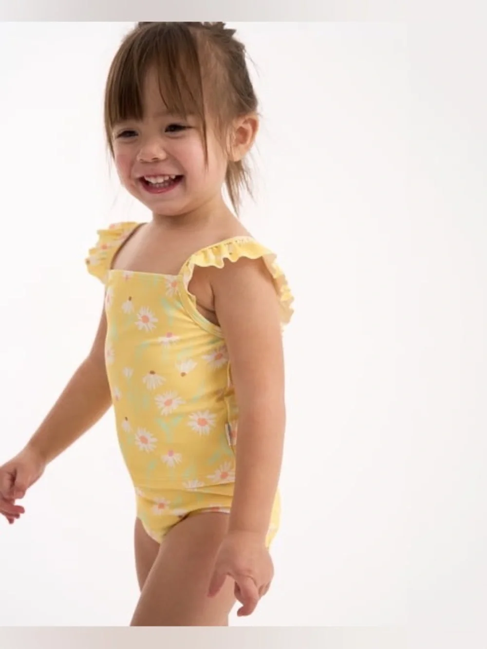 ☀️Gerber Girls Yellow Daise's 🍭Floral Tankini Swimsuit 2T- NWOT