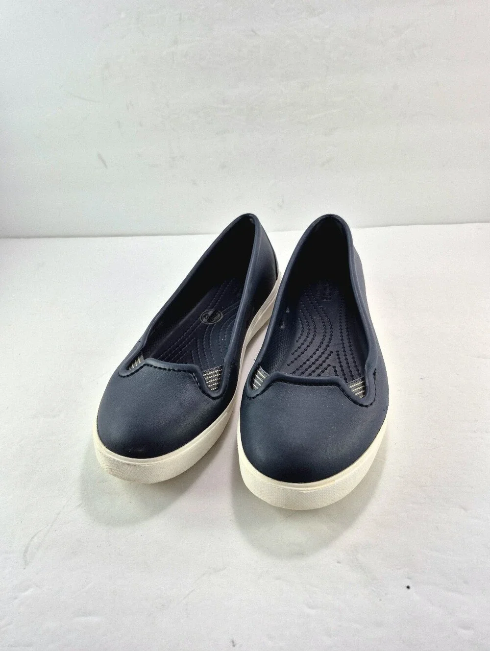 Crocs CitiLane Platform Slip-On Ballet Flats in women's size 7.