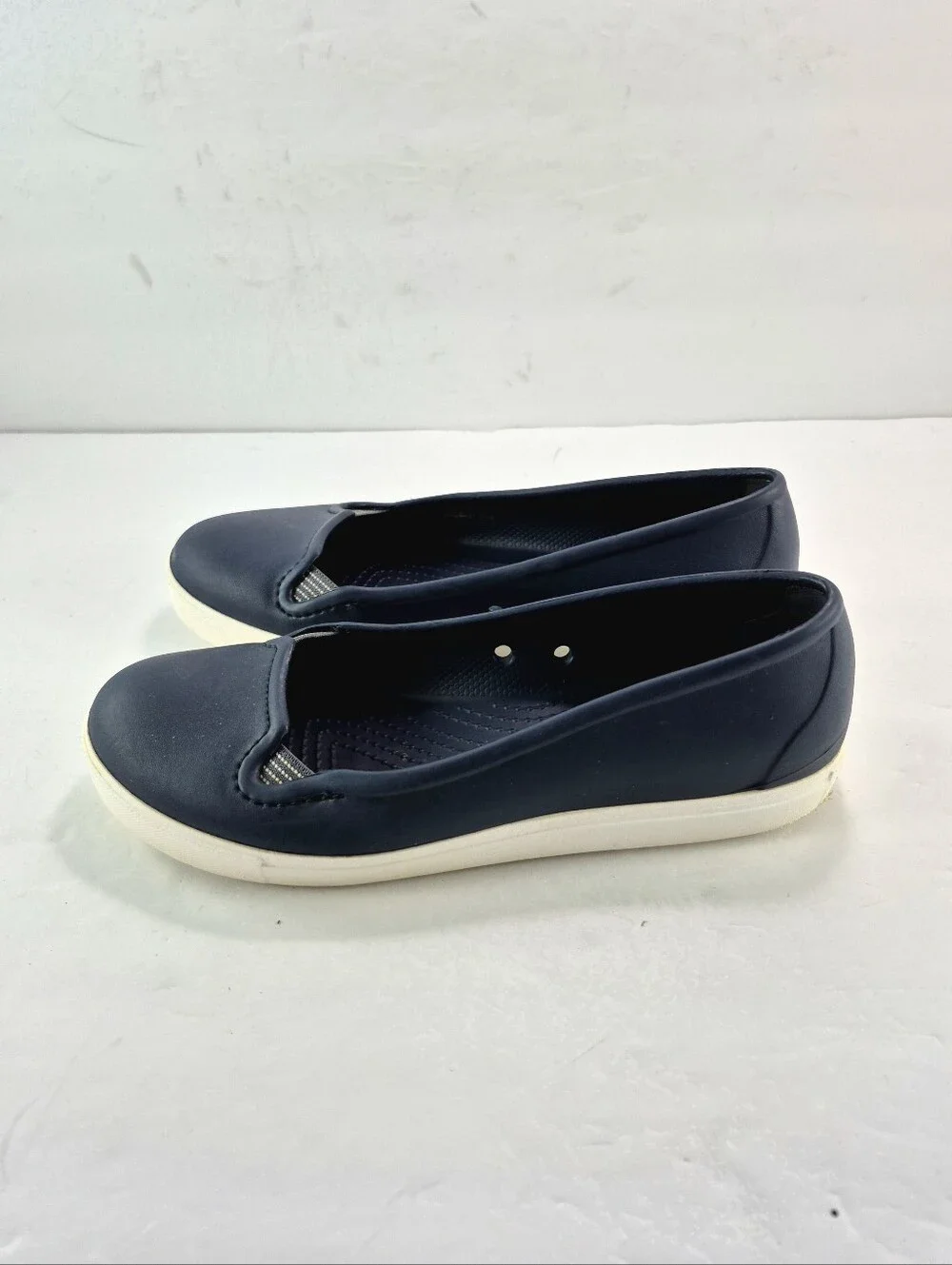Crocs CitiLane Platform Slip-On Ballet Flats in women's size 7.