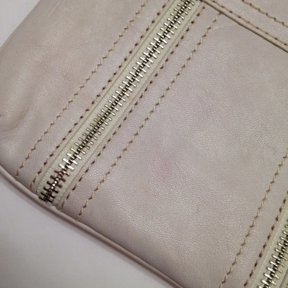 Michael Kors cream evening clutch