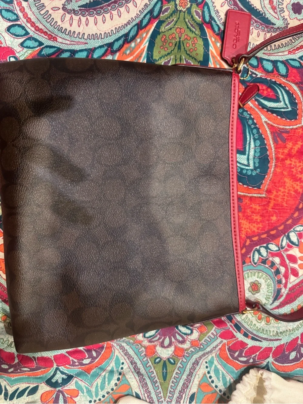 Coach crossbody brown