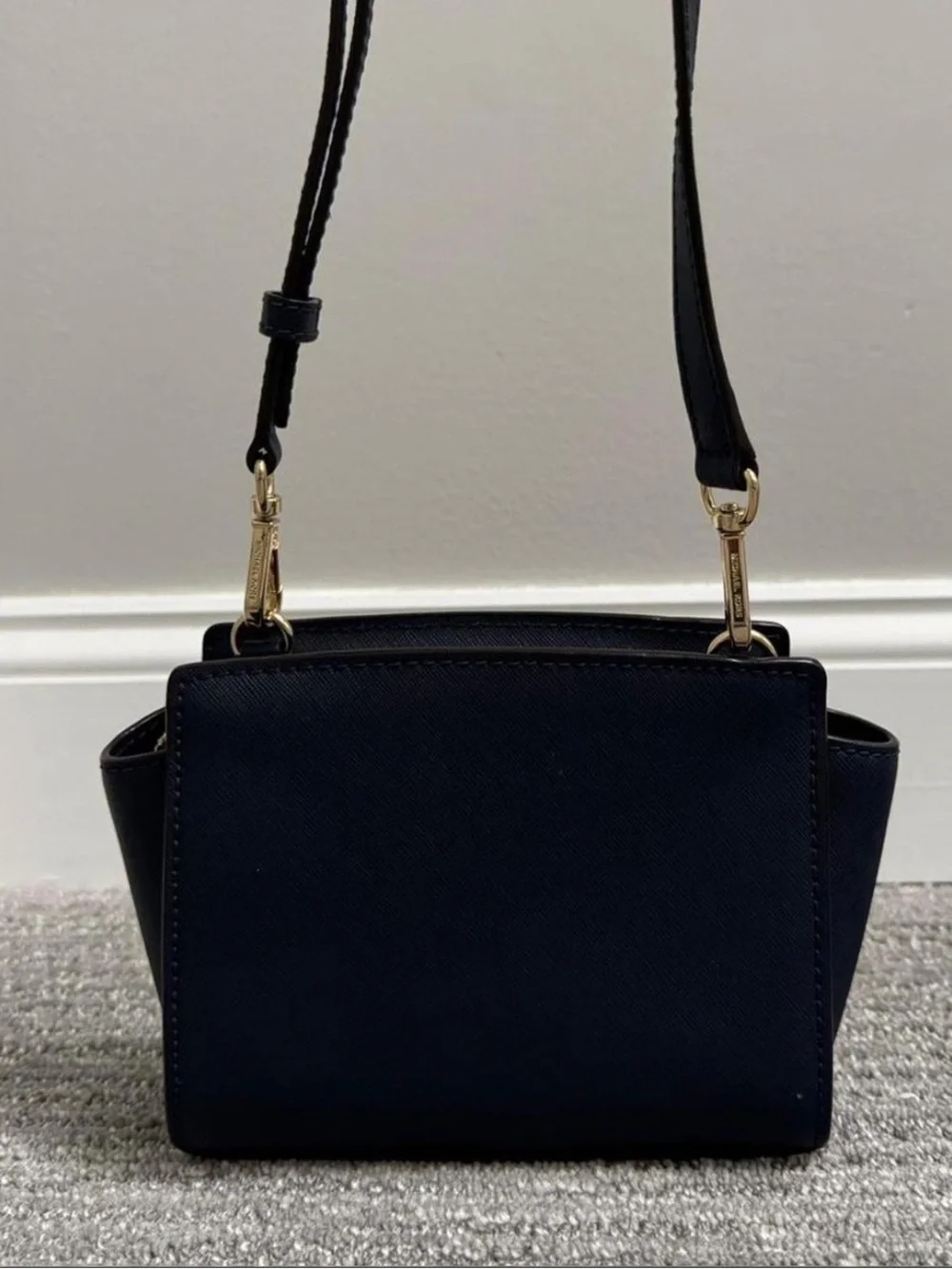 Michael Kors navy saffiano