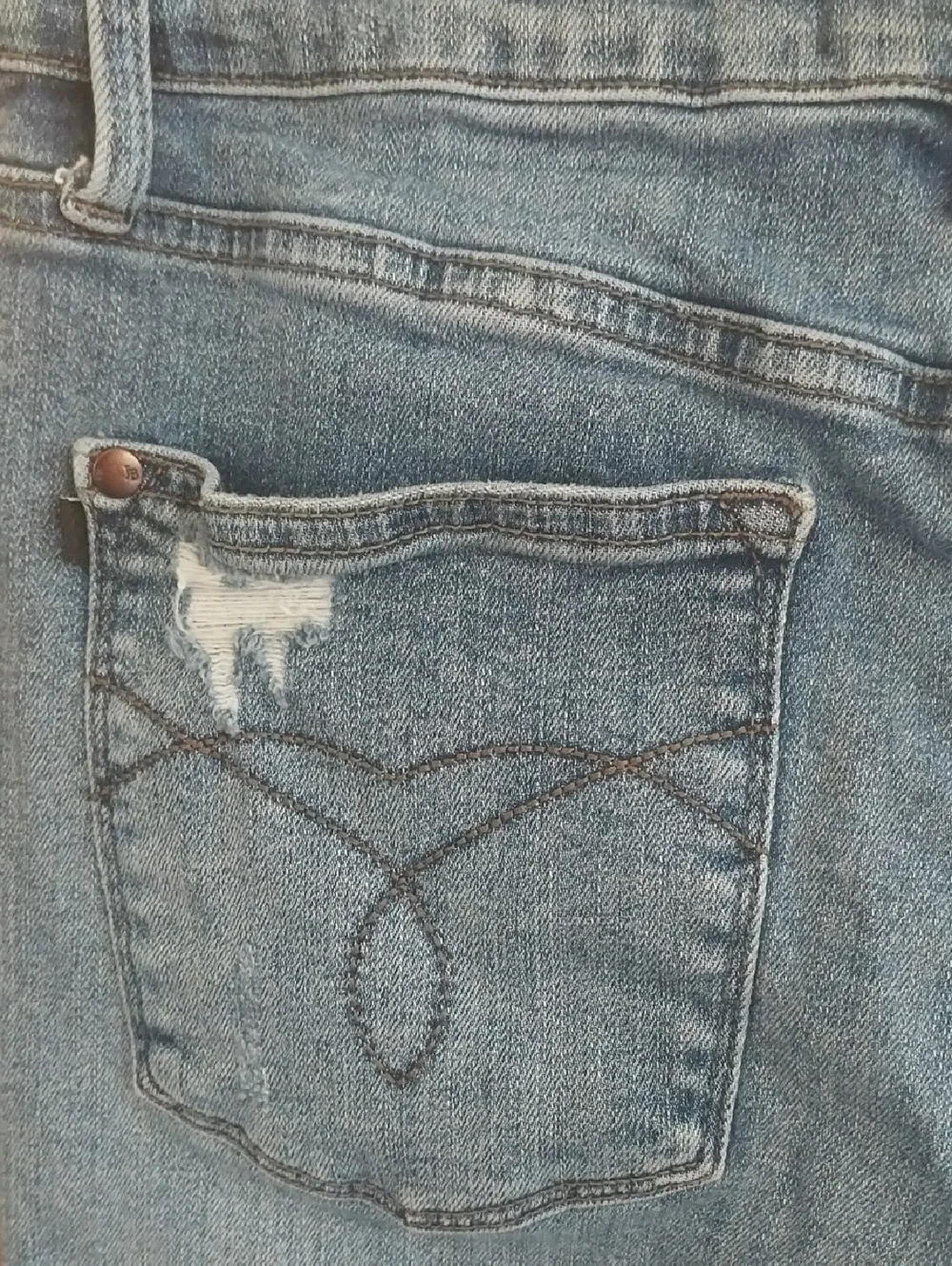 Judy Blue Distressed Crop Wide Leg Frayed Hem Jeans Size 13/31 Blue JB88475