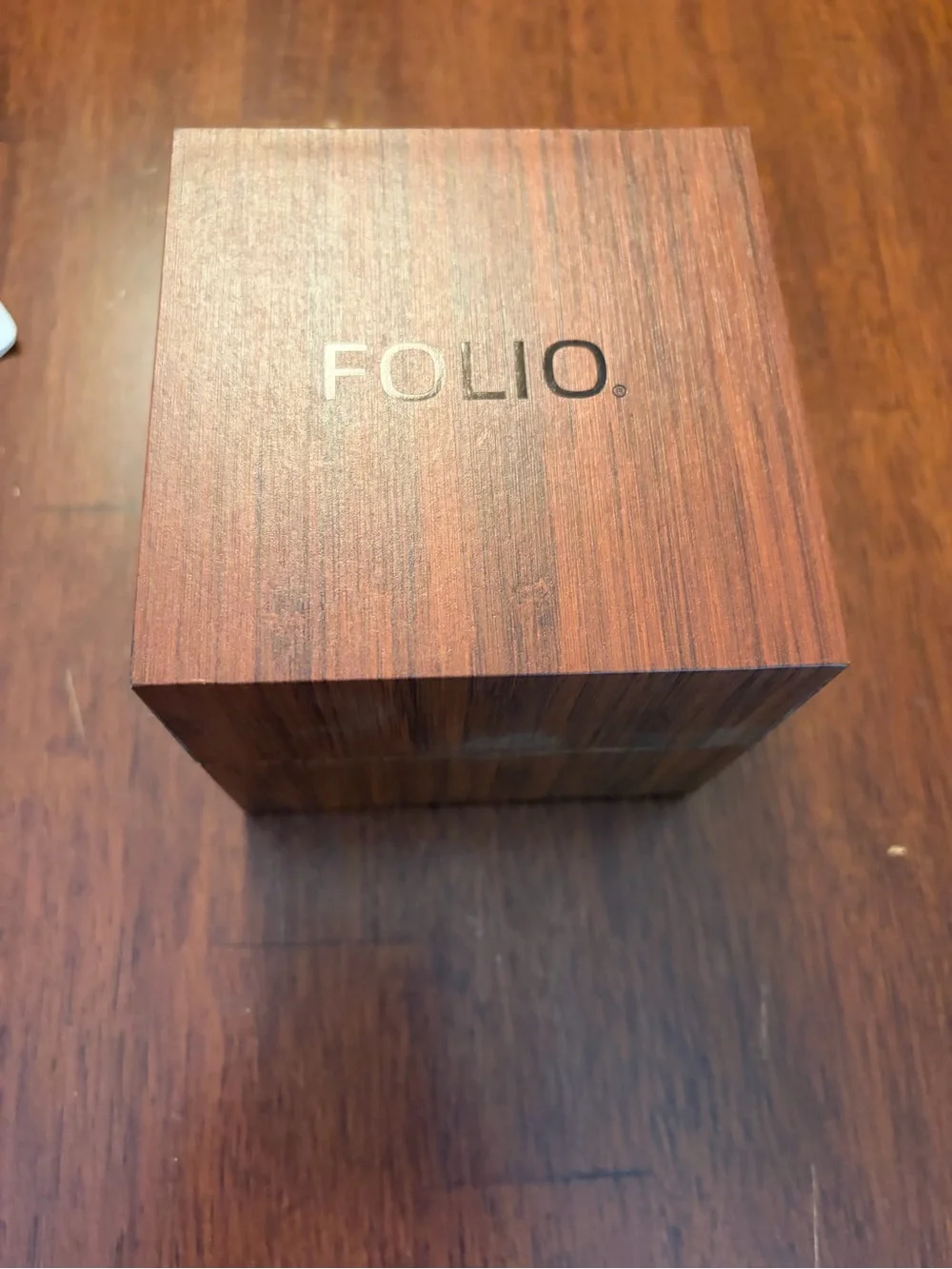 Folio Black Stainless Steel Chronograph Watch with Bracelet