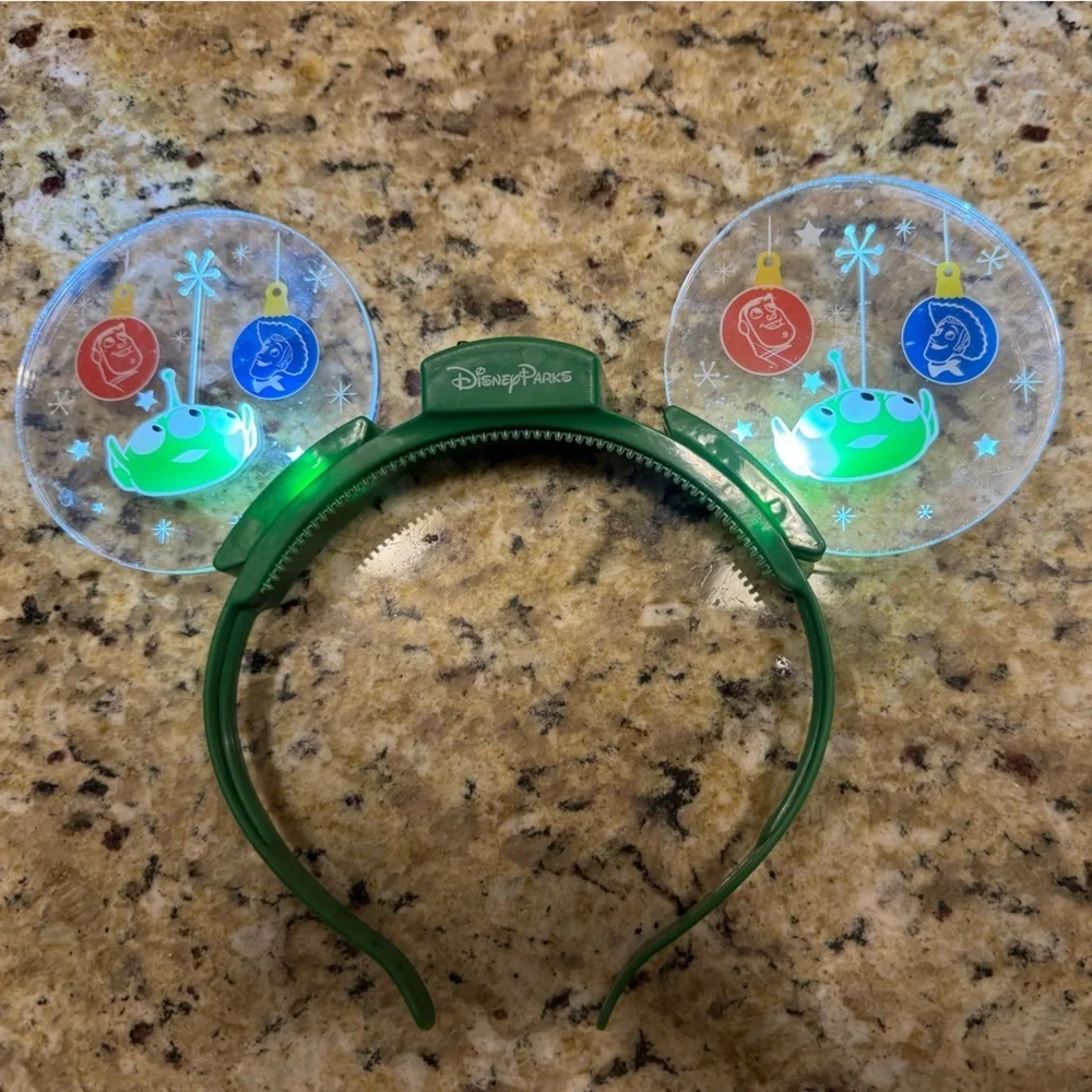 Disney Green Light-Up Alien Headband
