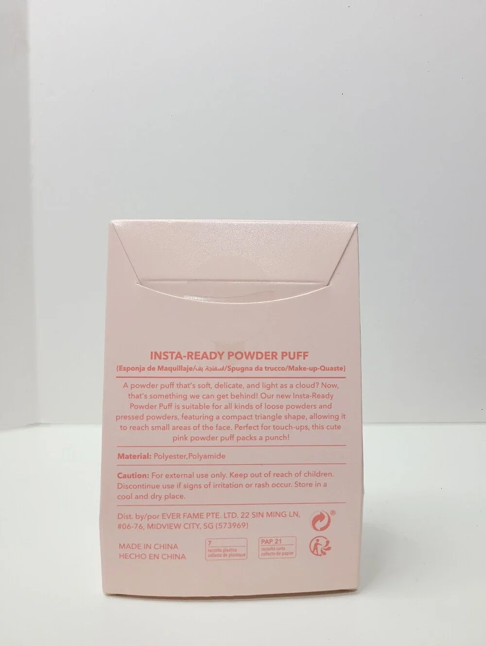 SHEGLAM Insta-Ready Powder Puff - Pink