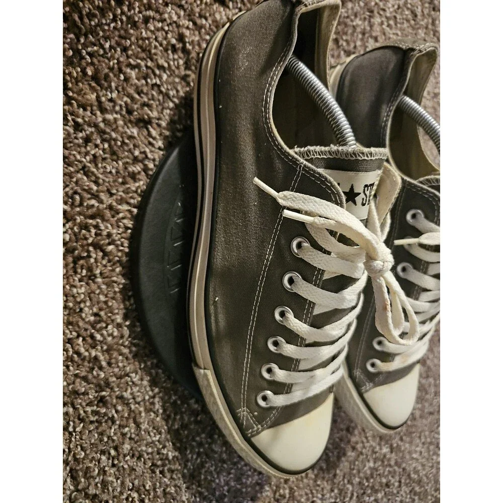 Converse Chuck Taylor All Star Low Gray Mens 11 Women’s 13 Sneakers Shoes