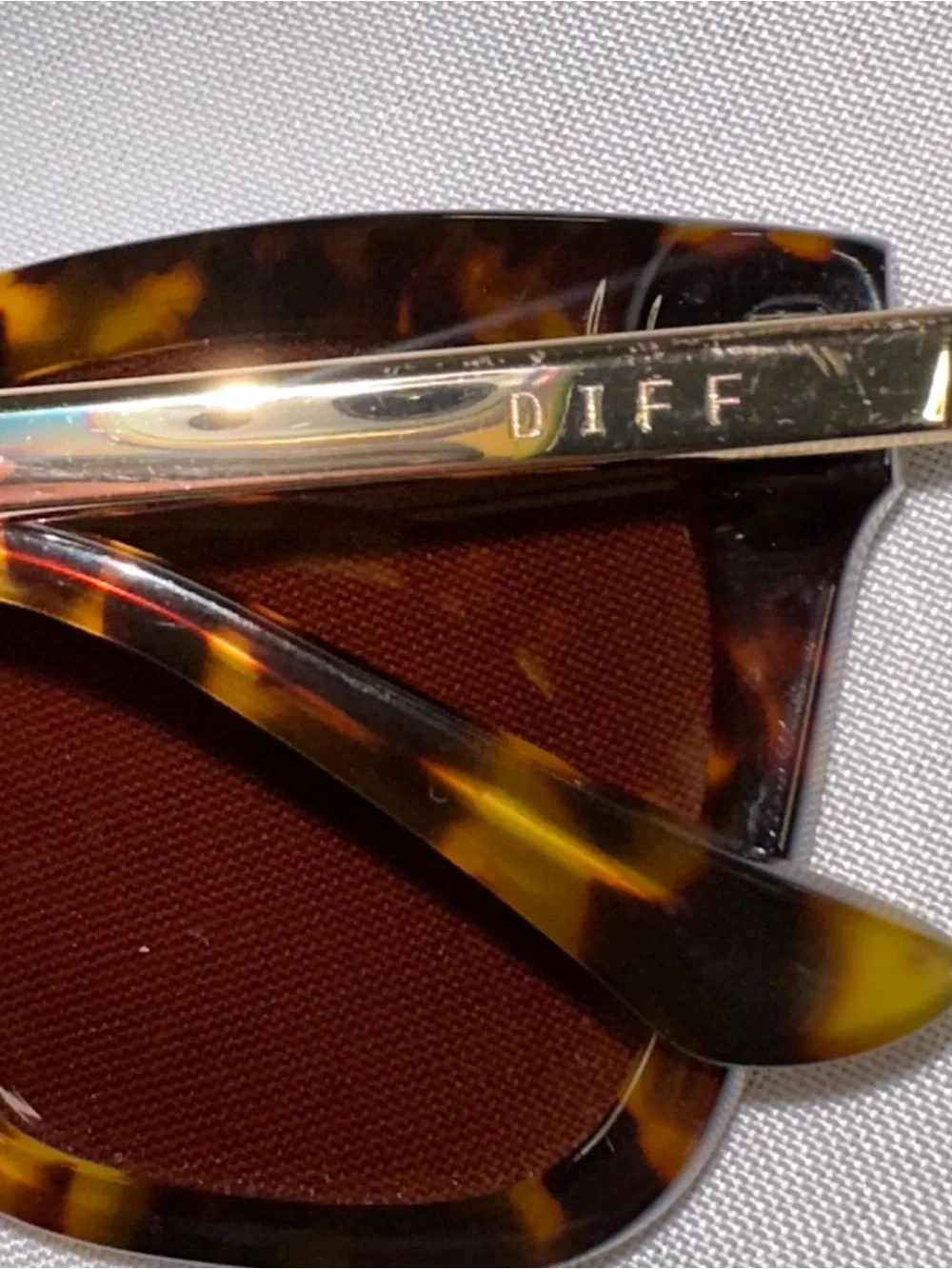 Diff Eyewear sun white amber