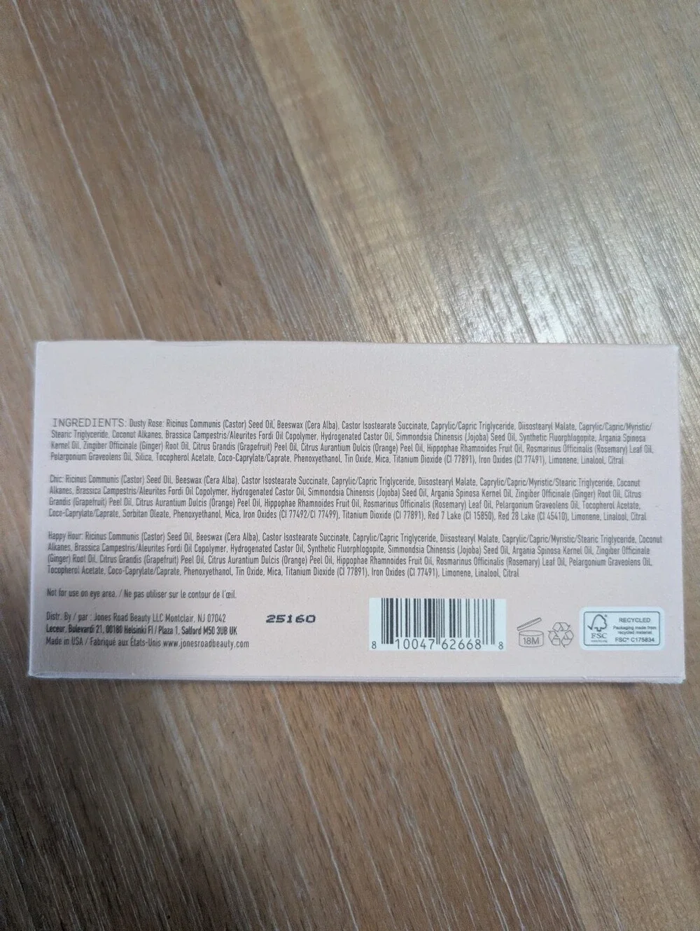 Jones Road Miracle Balm Palette