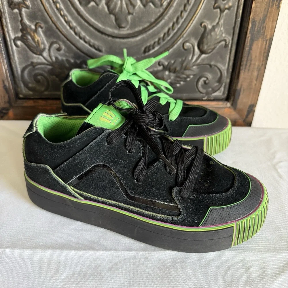 MSCHF Gobstomper Sour Edition Black/Green Men's Youth Size 6 US Skate Shoes