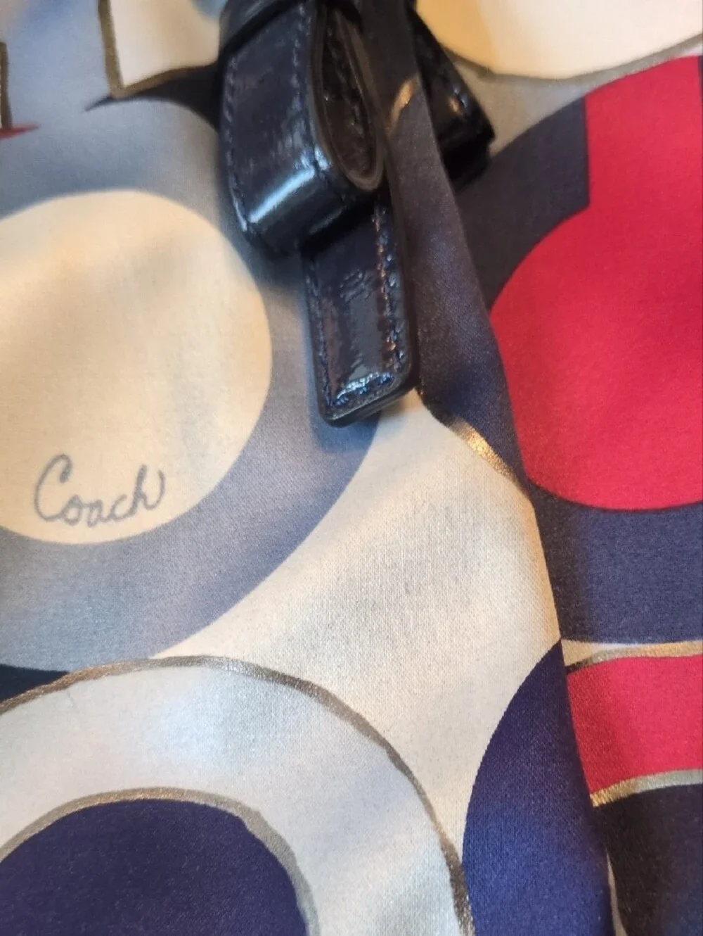 Coach satchel colorful