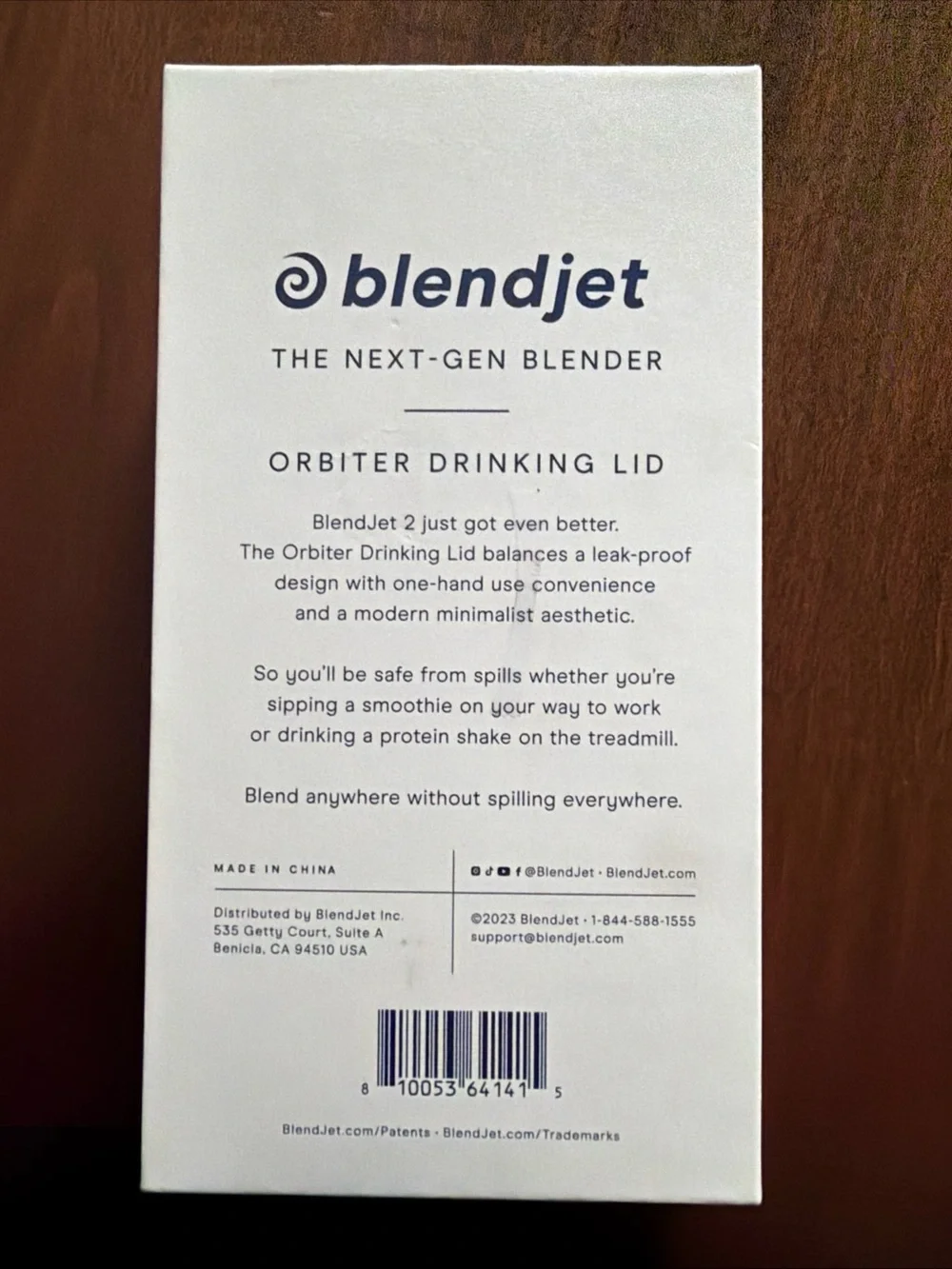 Blendjet orbiter drinking
