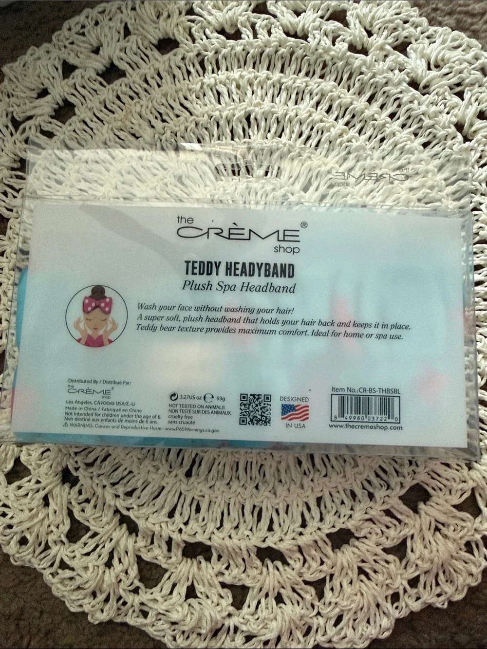 The Creme Shop spa new headband