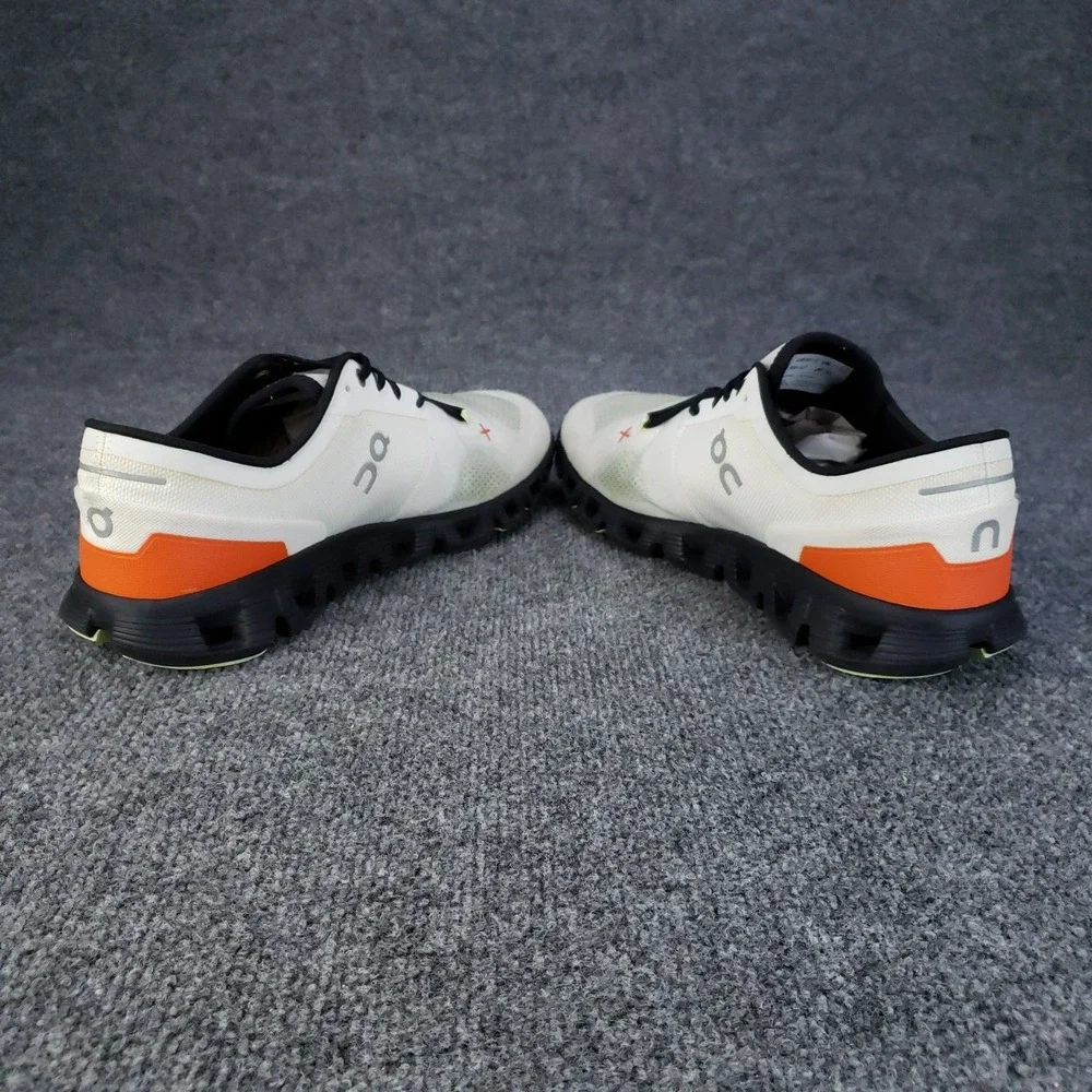 On Cloud X 3 Shoes Mens Size 12 White Black‎ Running Sneakers Lightweight