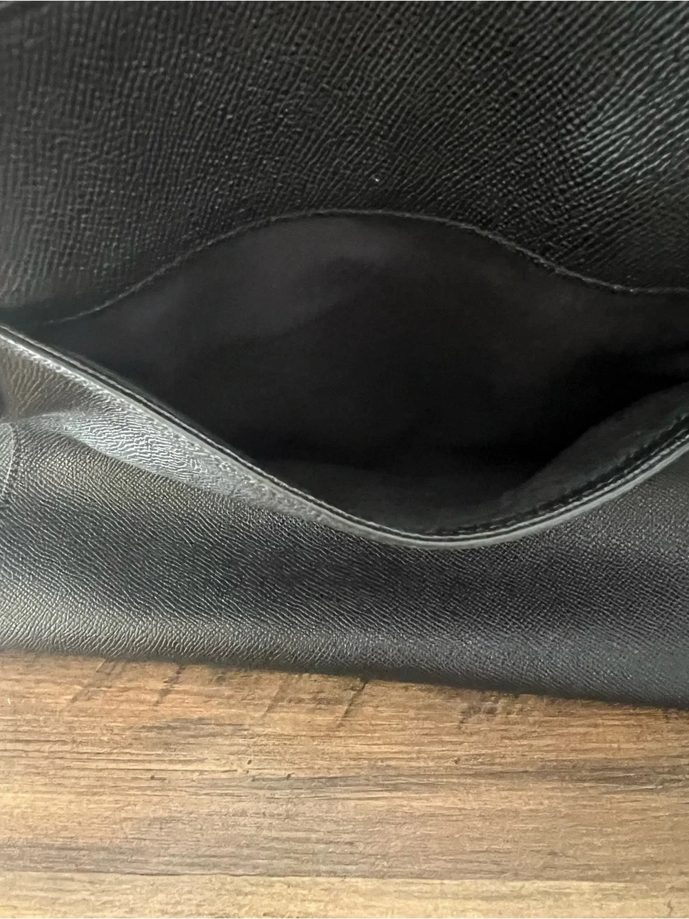 Coach Ava Black Leather Tote with Gold Accents