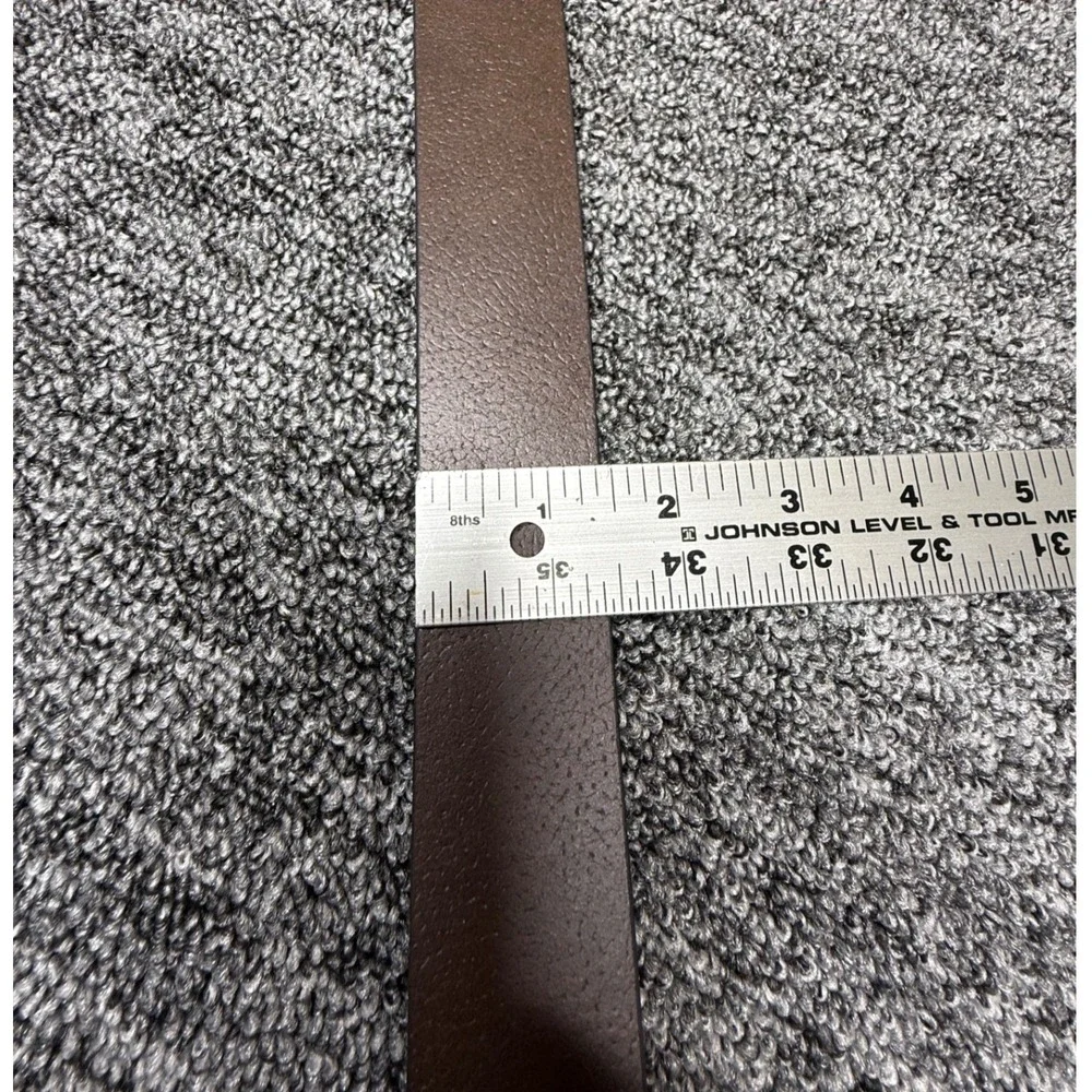 Levis Mens Reversible Leather Belt Black Brown Gunmetal Buckle Medium 34-36 NEW