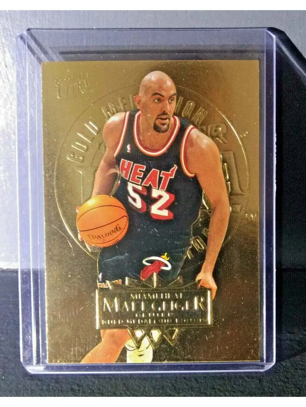 1995-96 Matt Geiger Fleer Ultra Gold Medallion #95 Basketball Card