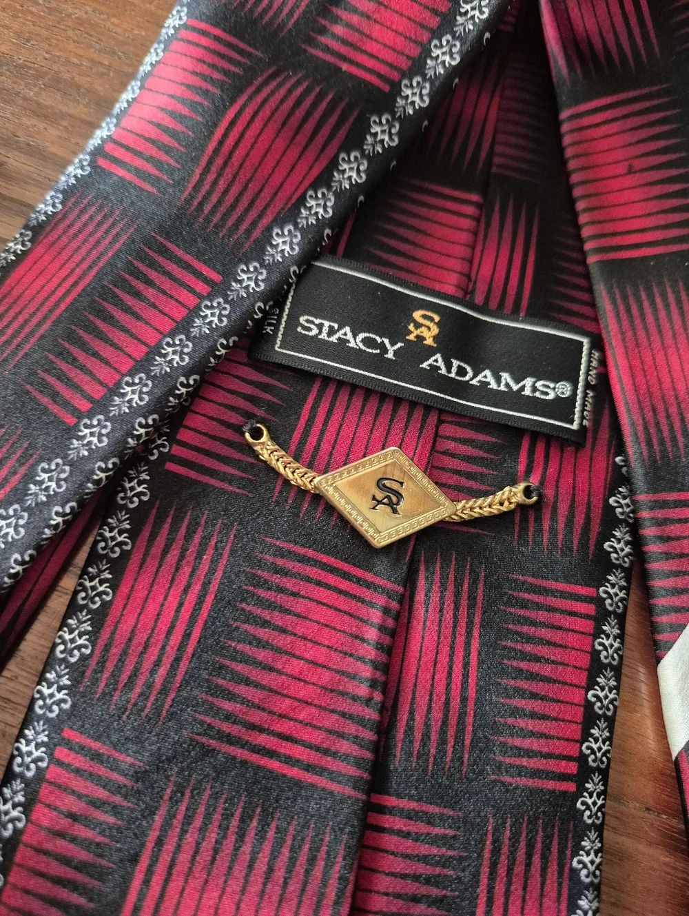 Stacy Adams silk necktie
