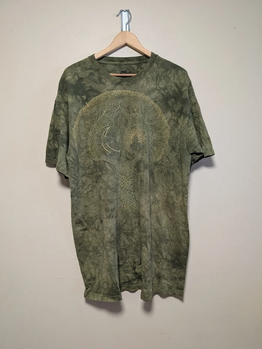 The Mountain Celtic Tree of Life Tie Dye Graphic Tee XL