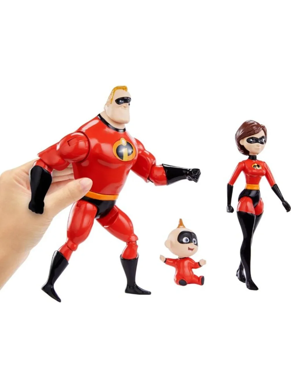 Incredible Super Family Action Figures Set - 3 Collectible Toys, Storyteller