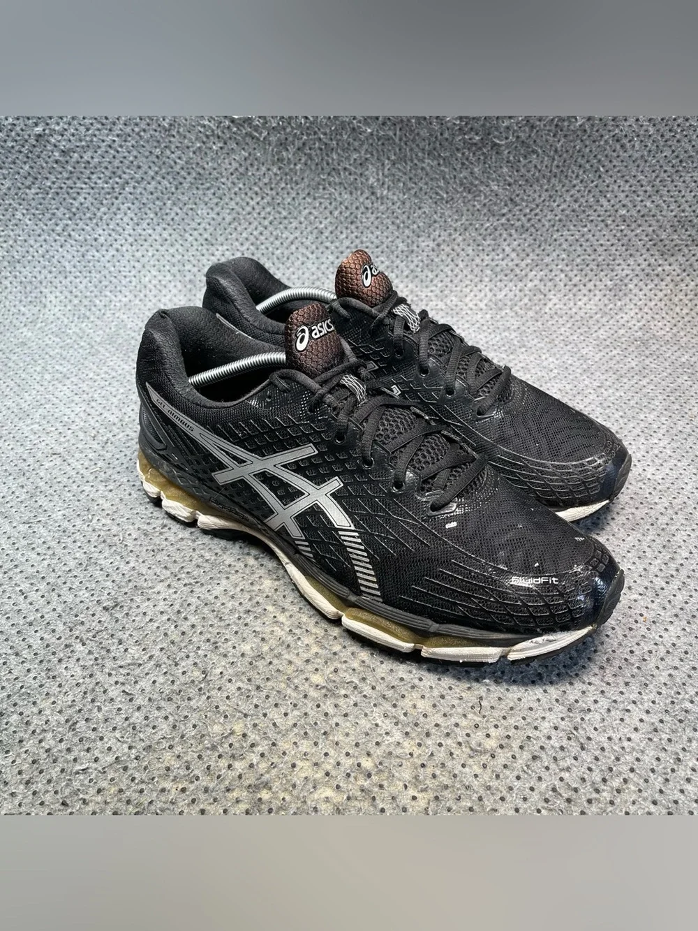 Asics Gel-Nimbus Black Running Shoes Size 12.5 Men’s