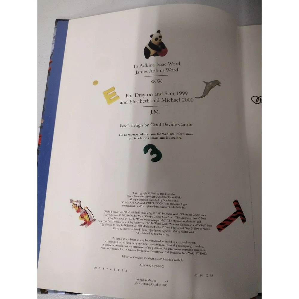 I Spy Extreme Challenger Hardcover Picture Riddle Book Walter Wick Scholastic