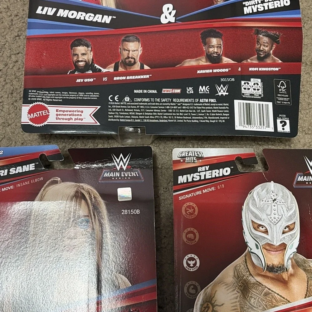 WWE Main Event Series #162 #25 Greatest Hits Kairi Rey Liv Dominik Set Of 3