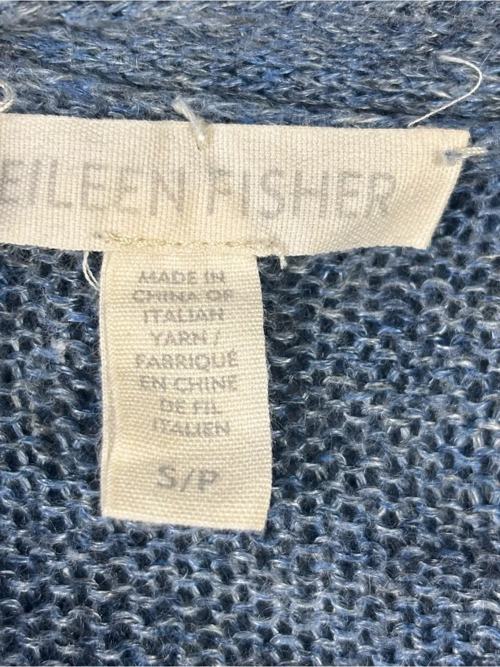 Eileen Fisher material tag
