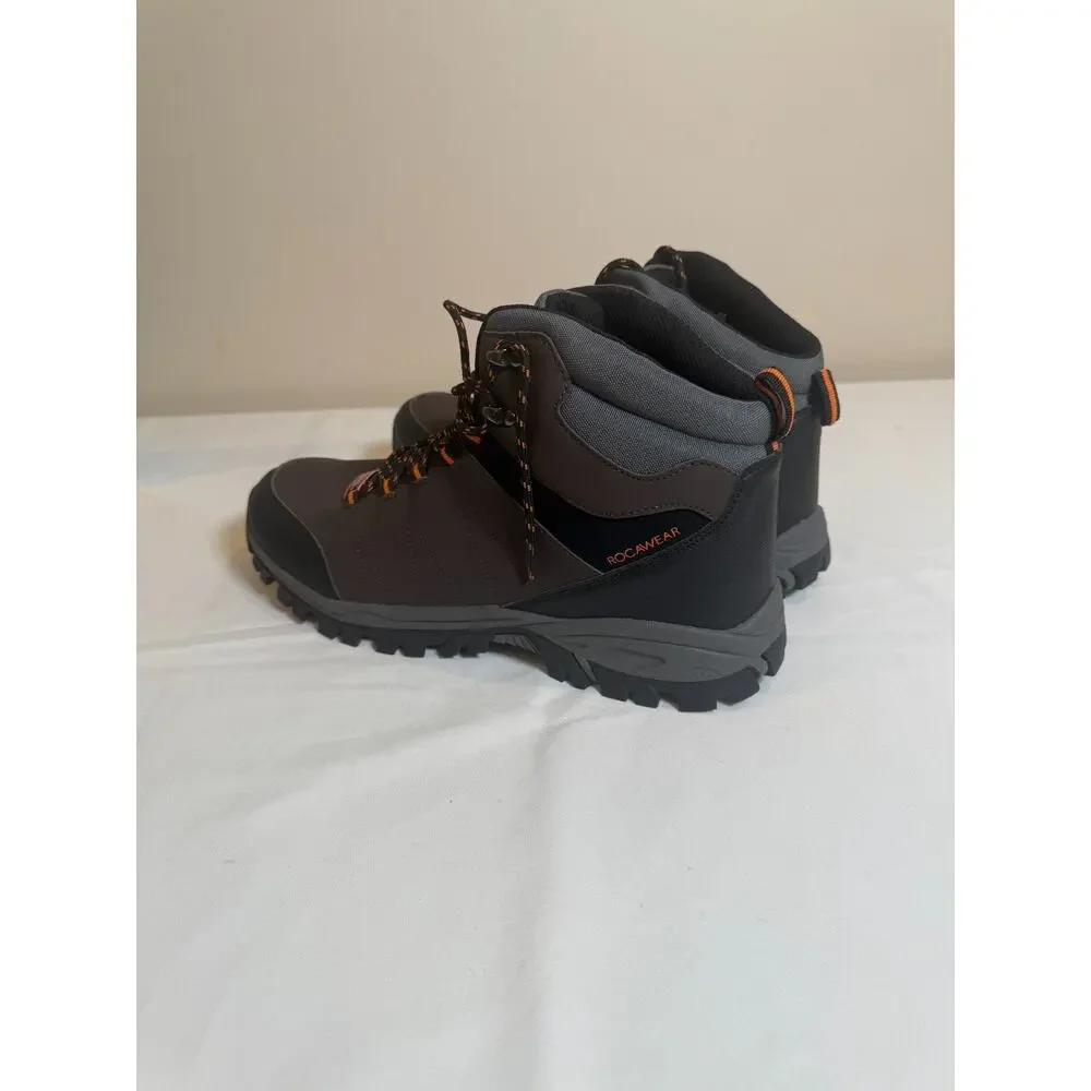 Rocawear Brown Leather Hiking Trail Boots Men's Size 13 Outdoor Shoes