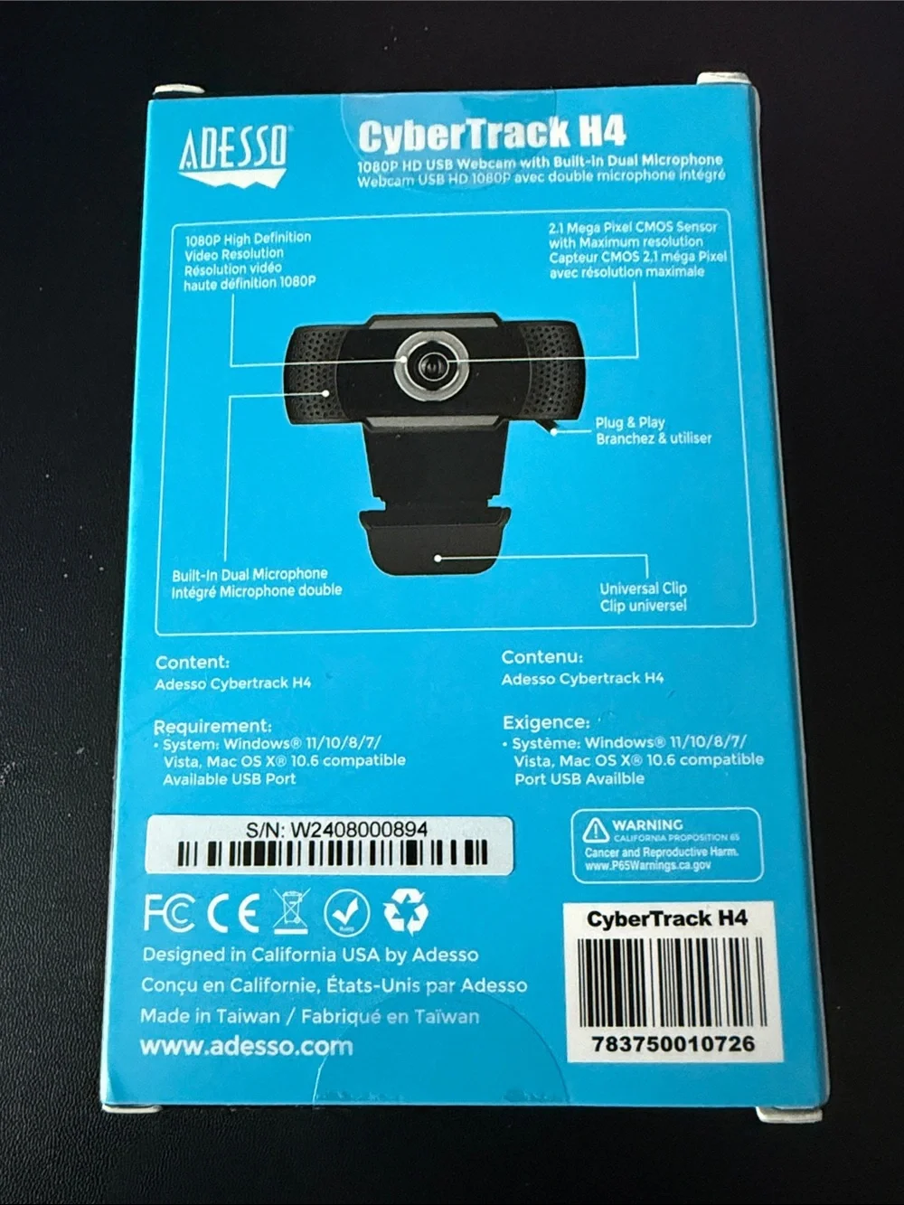 Adesso cybertrack h4