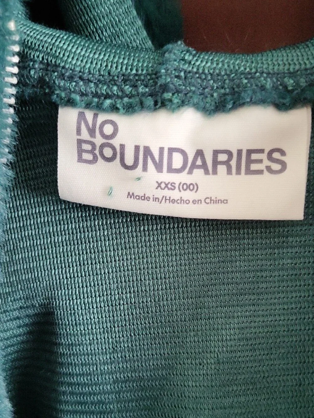 No Boundaries plush teal
