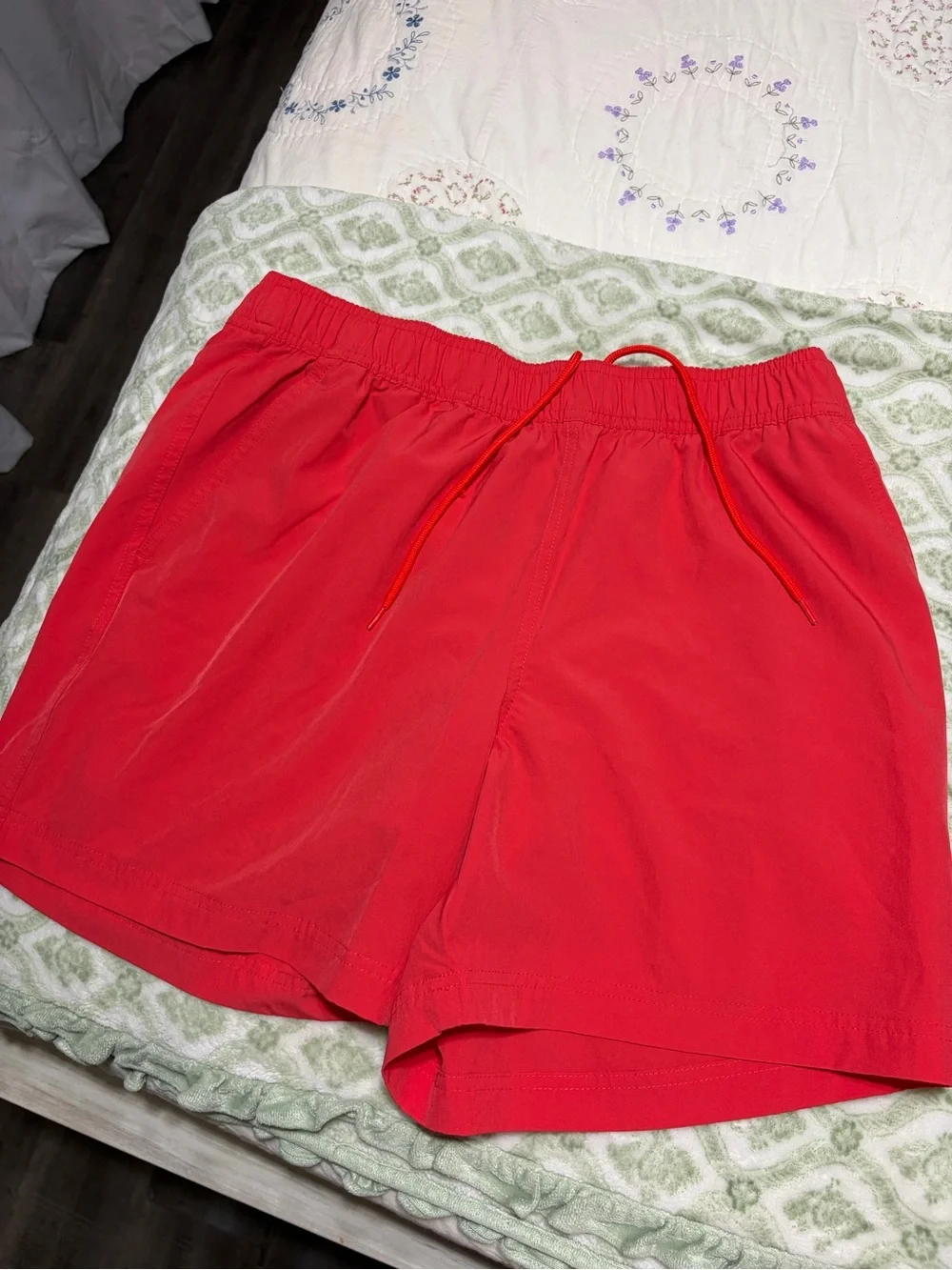 Men’s Red Swim Trunks