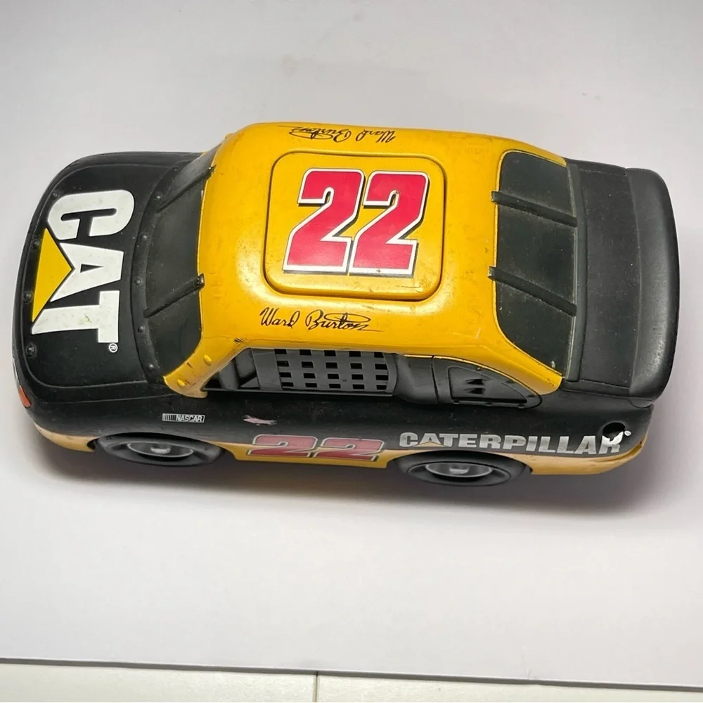 Caterpillar Black and Yellow Toy Car NASCAR Ward‎ Burton​