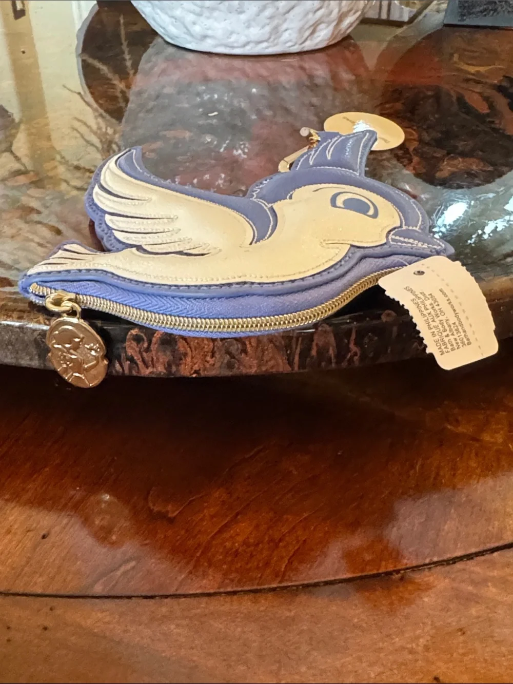 Disney Princess Bird Keychain Coin Purse