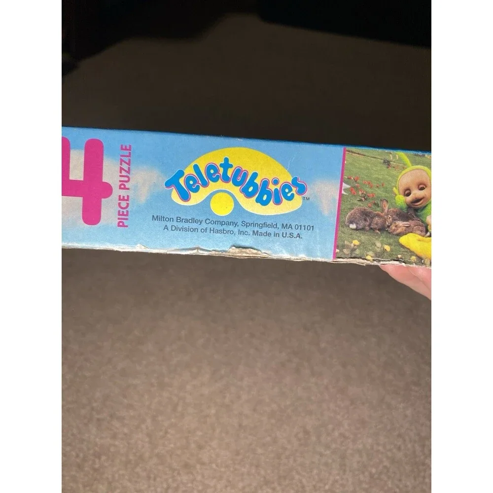 Vintage 1998 Teletubbies 24 Piece MB Puzzle Laa-Laa Dipsy Bunnies Kids Size