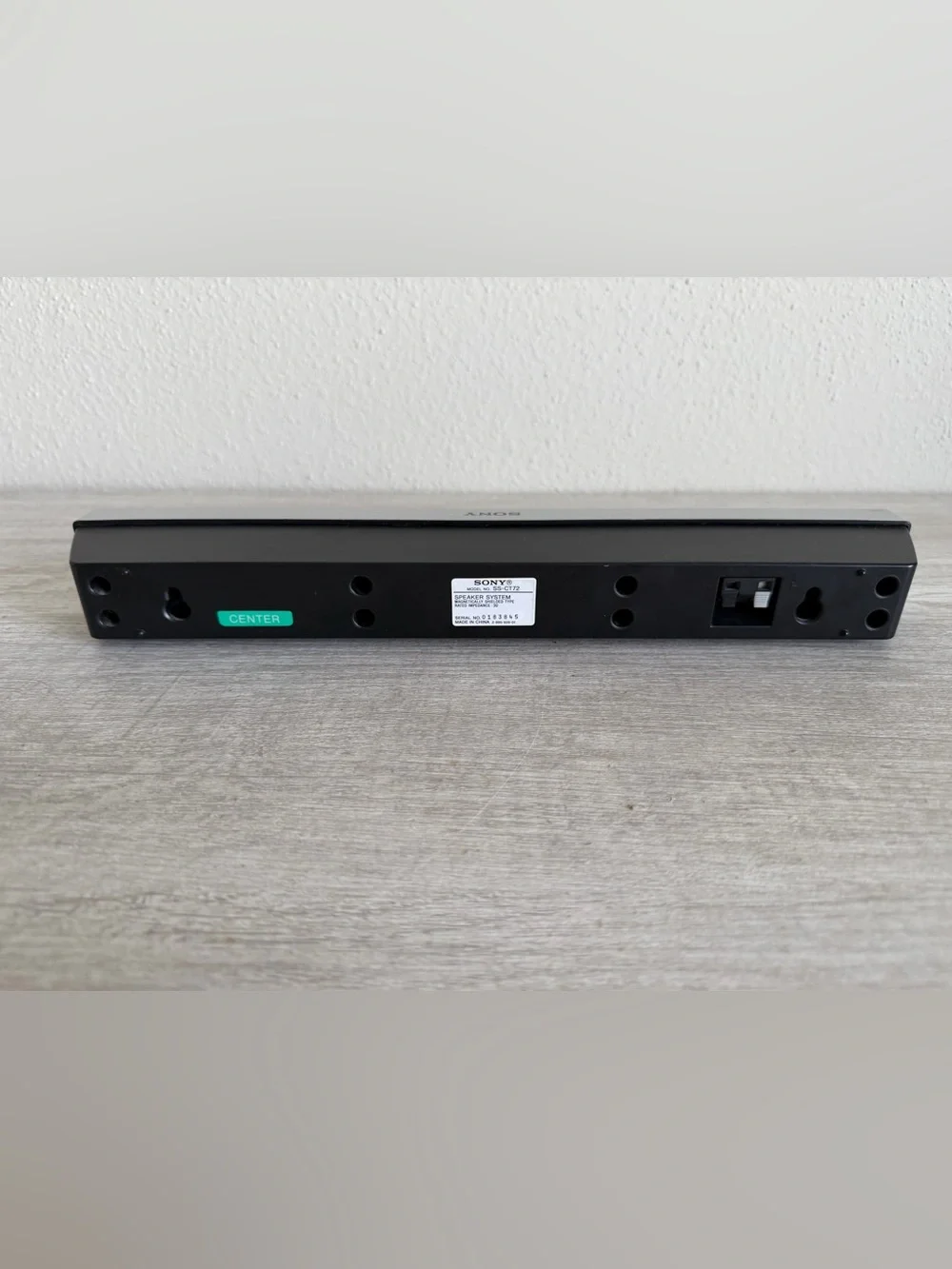 Sony ss ct72